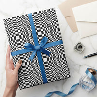 Black White Filipino Binakol Motifs Wrapping Paper Mabuhay Philippines Festival Kusikus Pattern LT14 - Polynesian Pride