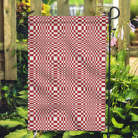 Red White Filipino Binakol Motifs Garden Flag Mabuhay Philippines Festival Kusikus Pattern LT14 Garden Flag Red - Polynesian Pride