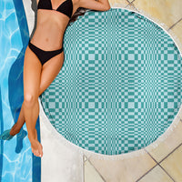 Cyan Filipino Binakol Motifs Beach Blanket Mabuhay Philippines Festival Kusikus Pattern LT14 - Polynesian Pride