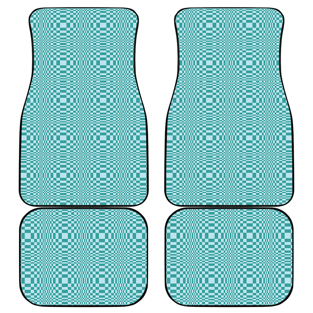 Cyan Filipino Binakol Motifs Car Mats Mabuhay Philippines Festival Kusikus Pattern LT14 - Polynesian Pride