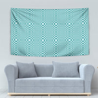 Cyan Filipino Binakol Motifs Tapestry Mabuhay Philippines Festival Kusikus Pattern LT14 - Polynesian Pride