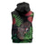 Meri Kirihimete New Zealand Sleeveless Zip Hoodie Piwakawaka Koru Fern Mix Pohutukawa - Polynesian Pride