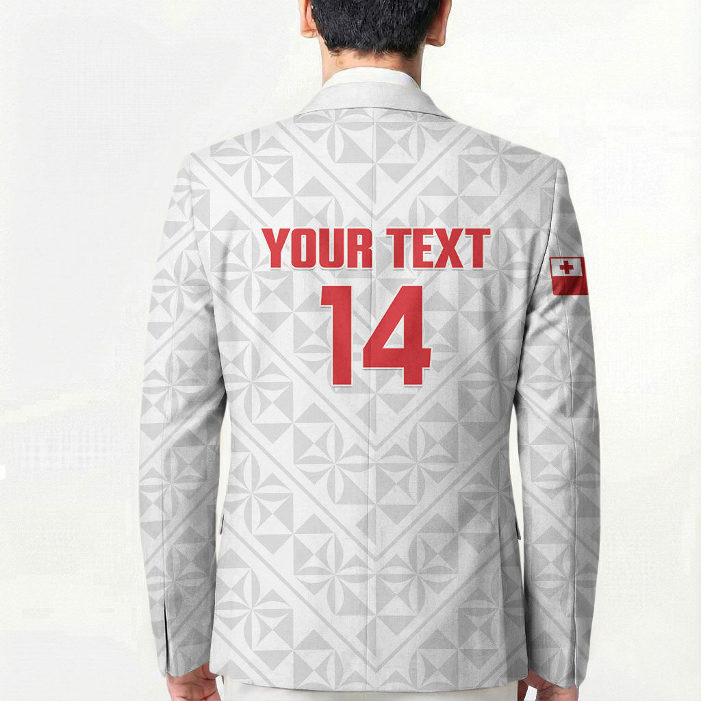 Mate Maa Tonga Rugby Custom Blazer 2026 Tongan Ngatu Pattern LT14 - Polynesian Pride