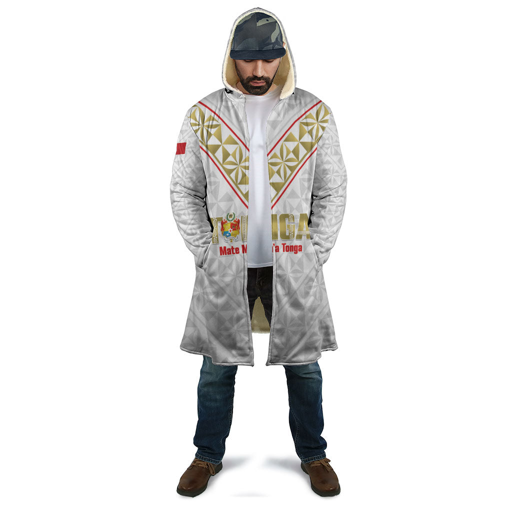 Mate Maa Tonga Rugby Custom Cloak 2026 Tongan Ngatu Pattern LT14 - Polynesian Pride