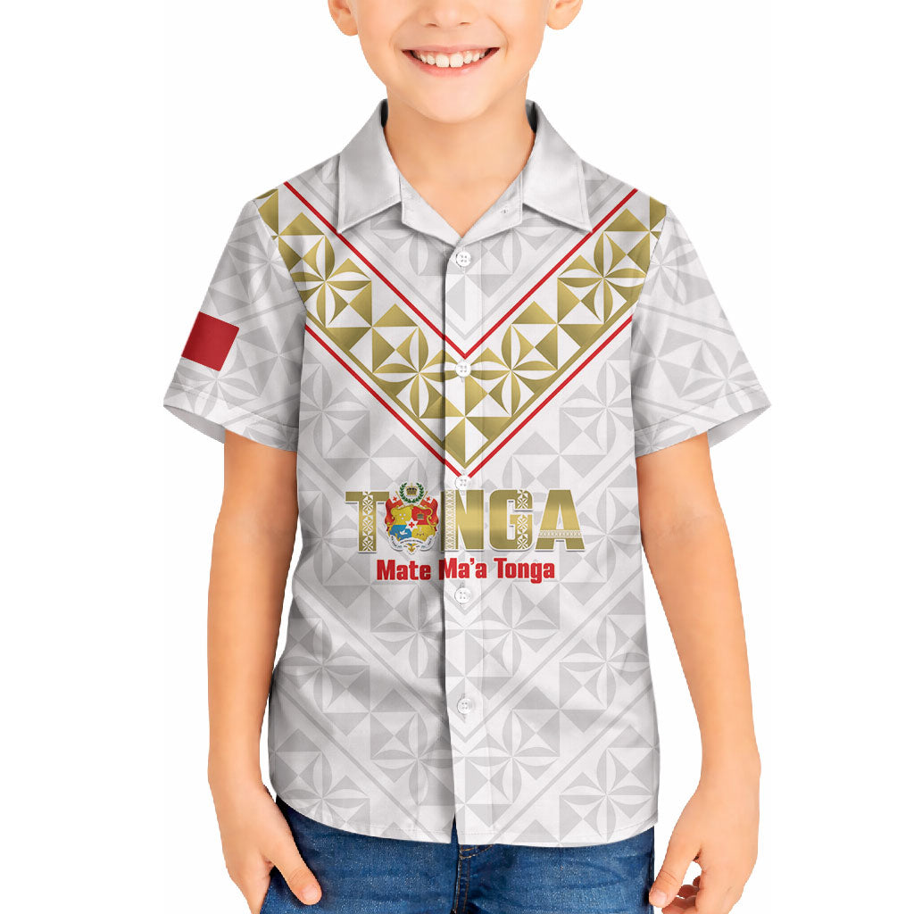 Mate Maa Tonga Rugby Custom Hawaiian Shirt 2026 Tongan Ngatu Pattern LT14 - Polynesian Pride