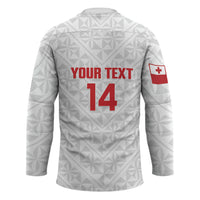 Mate Maa Tonga Rugby Custom Hockey Jersey 2026 Tongan Ngatu Pattern LT14 - Polynesian Pride