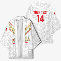 Mate Maa Tonga Rugby Custom Kimono 2026 Tongan Ngatu Pattern LT14 - Polynesian Pride