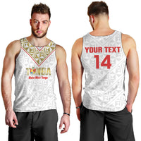 Mate Maa Tonga Rugby Custom Men Tank Top 2026 Tongan Ngatu Pattern LT14 - Polynesian Pride