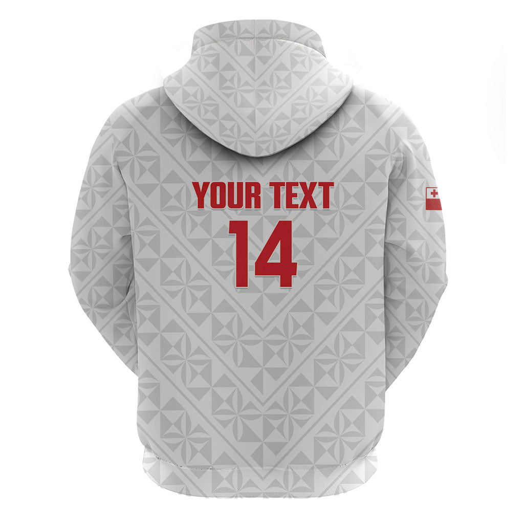 Mate Maa Tonga Rugby Custom Zip Hoodie 2026 Tongan Ngatu Pattern LT14 - Polynesian Pride