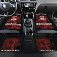Mate Maa Tonga Rugby 2026 Car Mats 40 Years Anniversary One Legacy LT14 Set 4pcs Red - Polynesian Pride