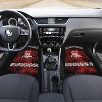 Mate Maa Tonga Rugby 2026 Car Mats 40 Years Anniversary One Legacy LT14 Set 2pcs - Front Red - Polynesian Pride