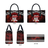 Mate Maa Tonga Rugby 2026 Leather Bag 40 Years Anniversary One Legacy LT14 - Polynesian Pride