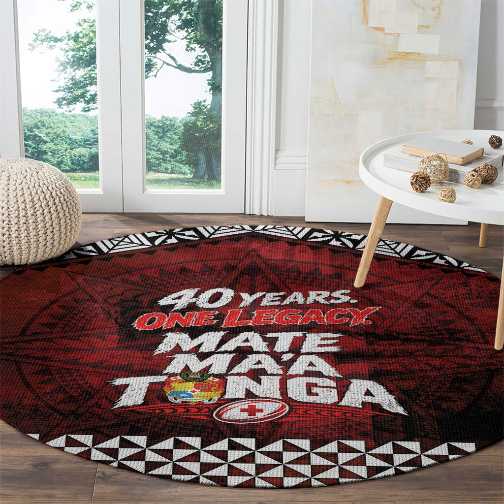 Mate Maa Tonga Rugby 2026 Round Carpet 40 Years Anniversary One Legacy LT14 - Polynesian Pride