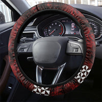 Mate Maa Tonga Rugby 2026 Steering Wheel Cover 40 Years Anniversary One Legacy LT14 - Polynesian Pride