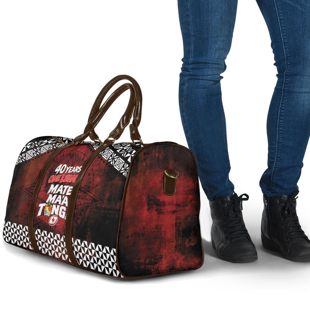 Mate Maa Tonga Rugby 2026 Travel Bag 40 Years Anniversary One Legacy LT14 - Polynesian Pride