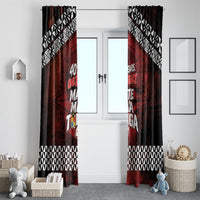 Mate Maa Tonga Rugby 2026 Window Curtain 40 Years Anniversary One Legacy LT14 - Polynesian Pride