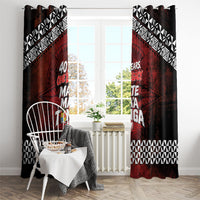 Mate Maa Tonga Rugby 2026 Window Curtain 40 Years Anniversary One Legacy LT14 - Polynesian Pride
