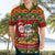 Personalised Hawaii Surfing Santa Christmas Hawaiian Shirt Tropical Pineapple Mele Kalikimaka Quilt Pattern LT14 - Polynesian Pride