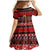 Personalised New Zealand Christmas Family Matching Mermaid Dress and Hawaiian Shirt Aotearoa Kiwi Meri Kirihimete Red Version LT14 - Polynesian Pride