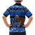 Personalised New Zealand Christmas Family Matching Mermaid Dress and Hawaiian Shirt Aotearoa Kiwi Meri Kirihimete Blue Version LT14 - Polynesian Pride