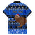 Personalised New Zealand Christmas Hawaiian Shirt Aotearoa Kiwi Meri Kirihimete Blue Version LT14 - Polynesian Pride