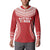 Custom Tonga Mate Maa Button Sweatshirt Go Champions Tongan Ngatu - Red