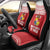 Custom Tonga Mate Maa Car Seat Cover Go Champions Tongan Ngatu - Red