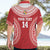 Custom Tonga Mate Maa Hawaiian Shirt Go Champions Tongan Ngatu - Red