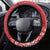 Tonga Mate Maa Steering Wheel Cover Go Champions Tongan Ngatu - Red