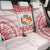 Custom Tonga Mate Maa Back Car Seat Cover Go Champions Tongan Ngatu - White