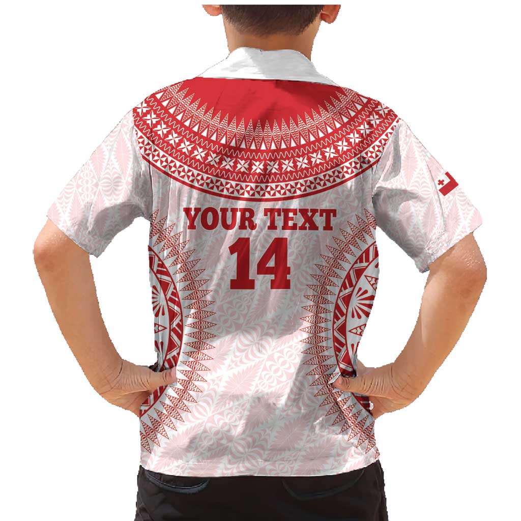 Custom Tonga Mate Maa Family Matching Mermaid Dress and Hawaiian Shirt Go Champions Tongan Ngatu - White LT14 - Polynesian Pride