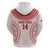 Custom Tonga Mate Maa Hoodie Go Champions Tongan Ngatu - White