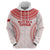 Custom Tonga Mate Maa Hoodie Go Champions Tongan Ngatu - White