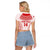 Custom Tonga Mate Maa Raglan Cropped T Shirt Go Champions Tongan Ngatu - White