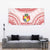 Custom Tonga Mate Maa Tapestry Go Champions Tongan Ngatu - White
