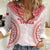 Custom Tonga Mate Maa Women Casual Shirt Go Champions Tongan Ngatu - White