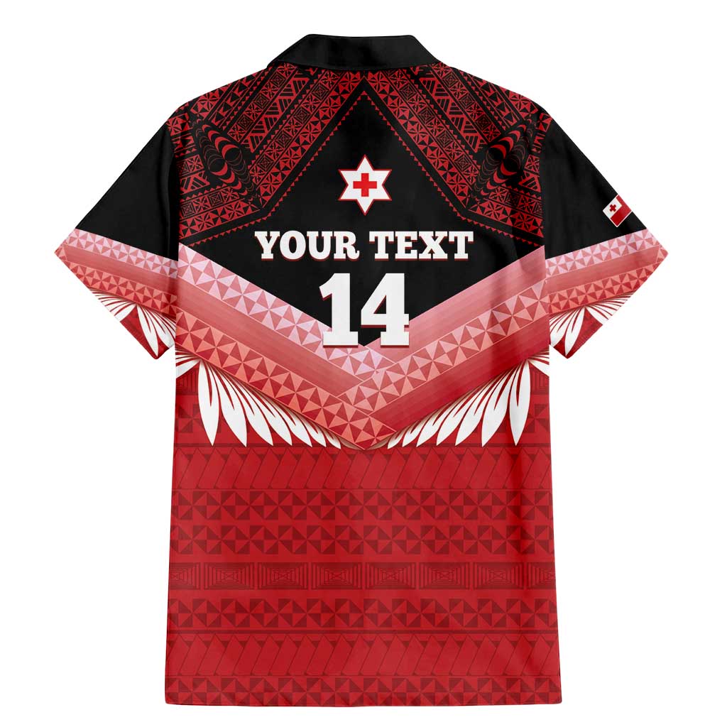 Custom Mate Maa Tonga XIII Family Matching Mermaid Dress and Hawaiian Shirt Tongan Kupesi Ngatu - Rugby Style LT14 - Polynesian Pride