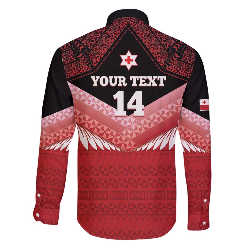 Custom Mate Maa Tonga XIII Family Matching Mermaid Dress and Hawaiian Shirt Tongan Kupesi Ngatu - Rugby Style LT14 - Polynesian Pride