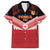 Custom Mate Maa Tonga XIII Hawaiian Shirt Tongan Kupesi Ngatu - Rugby Style