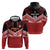 Custom Mate Maa Tonga XIII Hoodie Tongan Kupesi Ngatu - Rugby Style