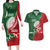 Custom Tonga And Australia Rugby Couples Matching Long Sleeve Bodycon Dress and Hawaiian Shirt Mate Maa Tongan Ngatu Mix Kangaroos Aboriginal