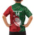 Custom Tonga And Australia Rugby Family Matching Puletasi and Hawaiian Shirt Mate Maa Tongan Ngatu Mix Kangaroos Aboriginal