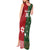 Custom Mate Maa Tonga And Kangaroo Australia Tank Maxi Dress Tongan Kupesi Mix Aboriginal Art