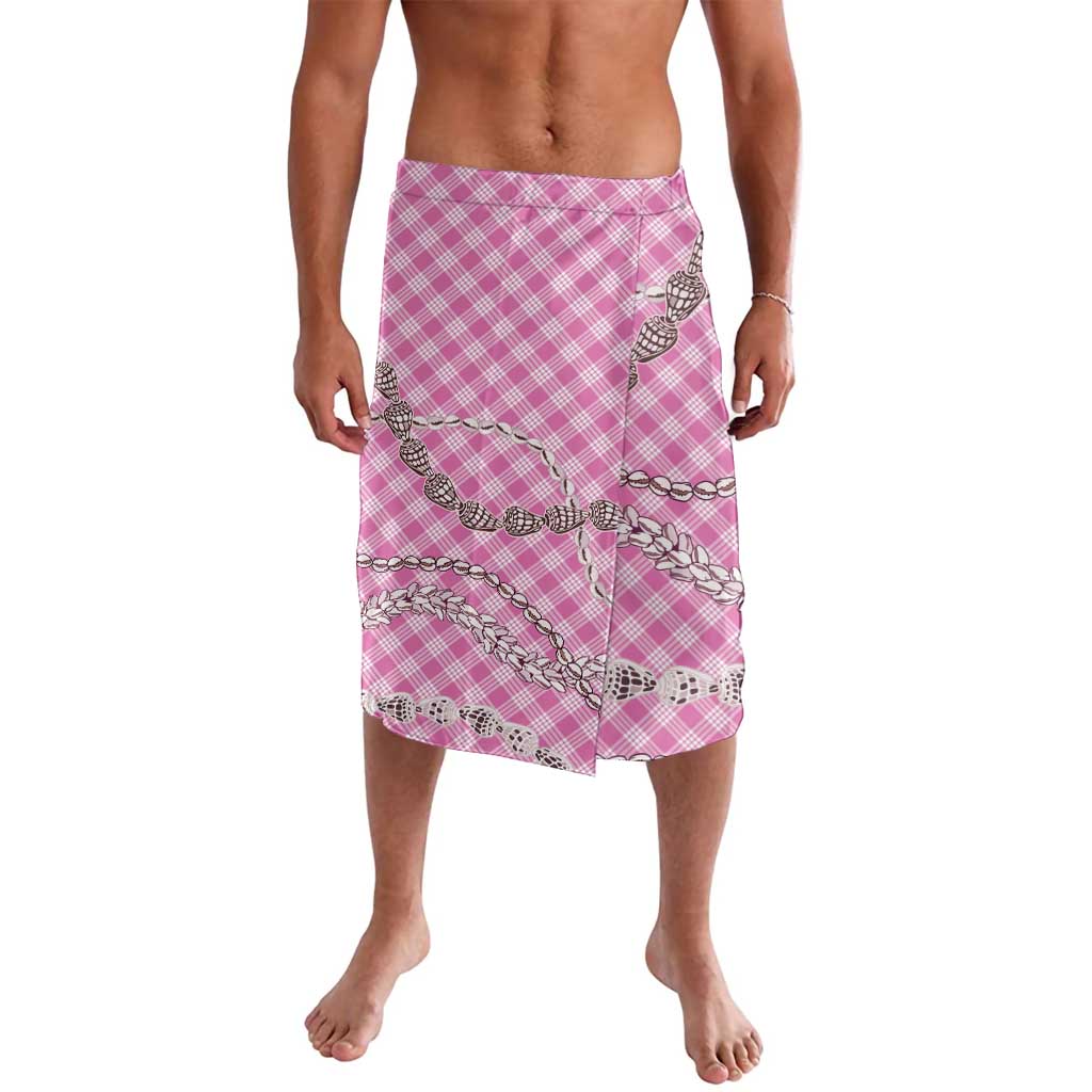 Pink Aloha Hawaii Shell Lei Lavalava Palaka Hebrew Cone Honey Cowrie Elegant Curves - Polynesian Pride