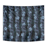 Purple Paradise Hawaii Shell Lei Tapestry Hawaiian Sunrise Shell Hebrew Cone Plumeria - Polynesian Pride