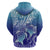 Polynesia Sea Turtle Hoodie Happy Valentine Day Polynesian - Dark Cyan LT14 - Polynesian Pride