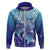 Polynesia Sea Turtle Hoodie Happy Valentine Day Polynesian - Dark Cyan LT14 - Polynesian Pride