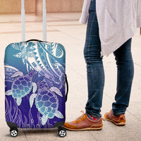 Polynesia Sea Turtle Luggage Cover Happy Valentine Day Polynesian - Dark Cyan LT14 Dark Cyan - Polynesian Pride
