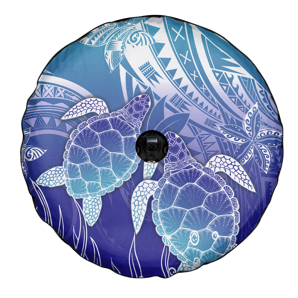Polynesia Sea Turtle Spare Tire Cover Happy Valentine Day Polynesian - Dark Cyan LT14 - Polynesian Pride