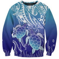 Polynesia Sea Turtle Sweatshirt Happy Valentine Day Polynesian - Dark Cyan LT14 Unisex Dark Cyan - Polynesian Pride